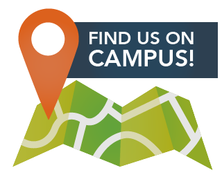 Find us on campus!